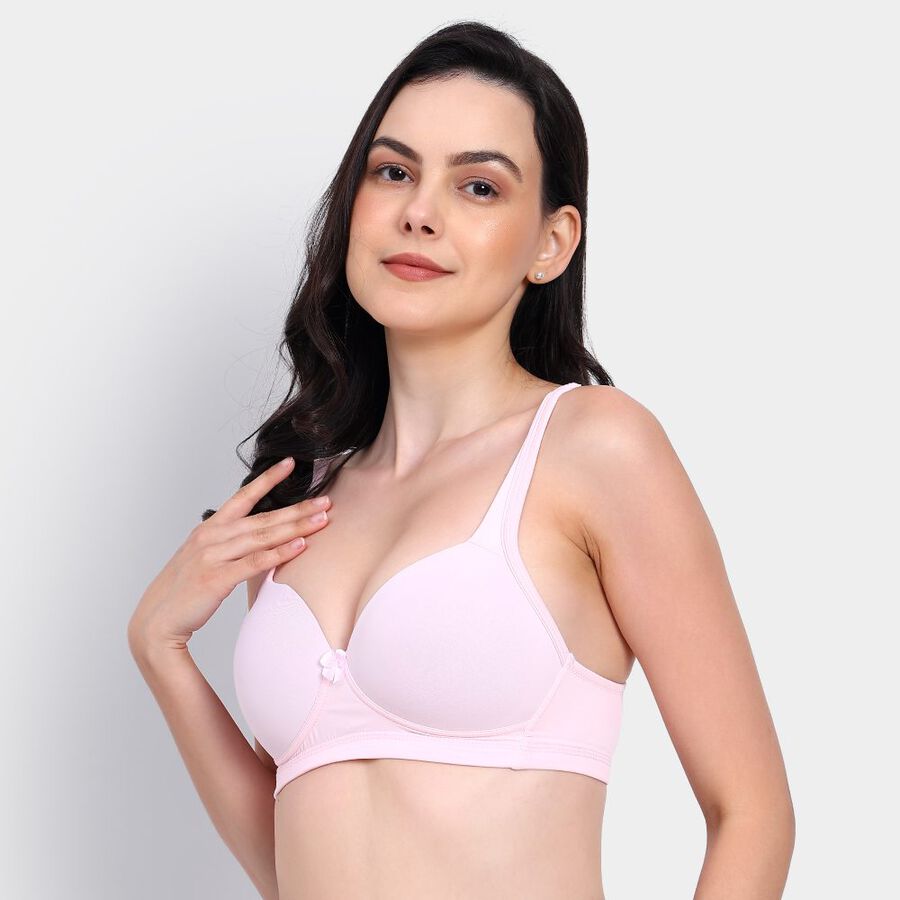 Ladies' Padded Bra, Light Pink, large image number null